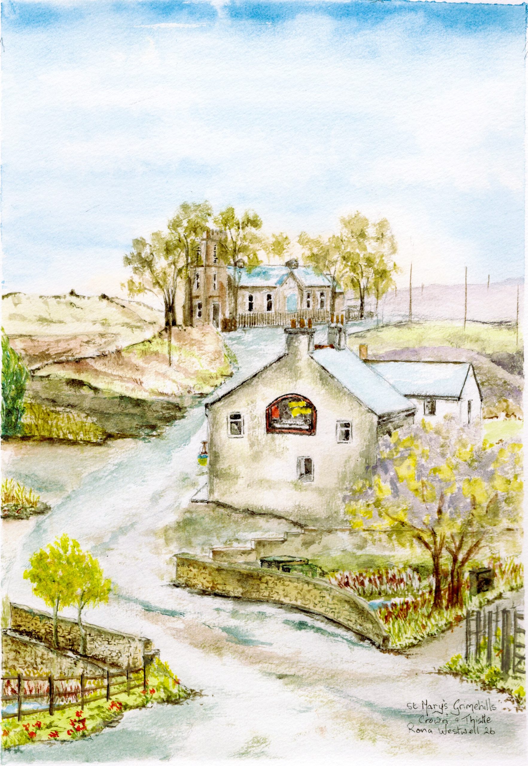 DARWEN CROWN AND THISTLE - GRIMEHILLS