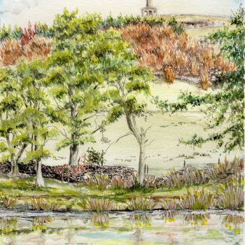 DARWEN EARNSDALE RESERVOIR WITH TOWER