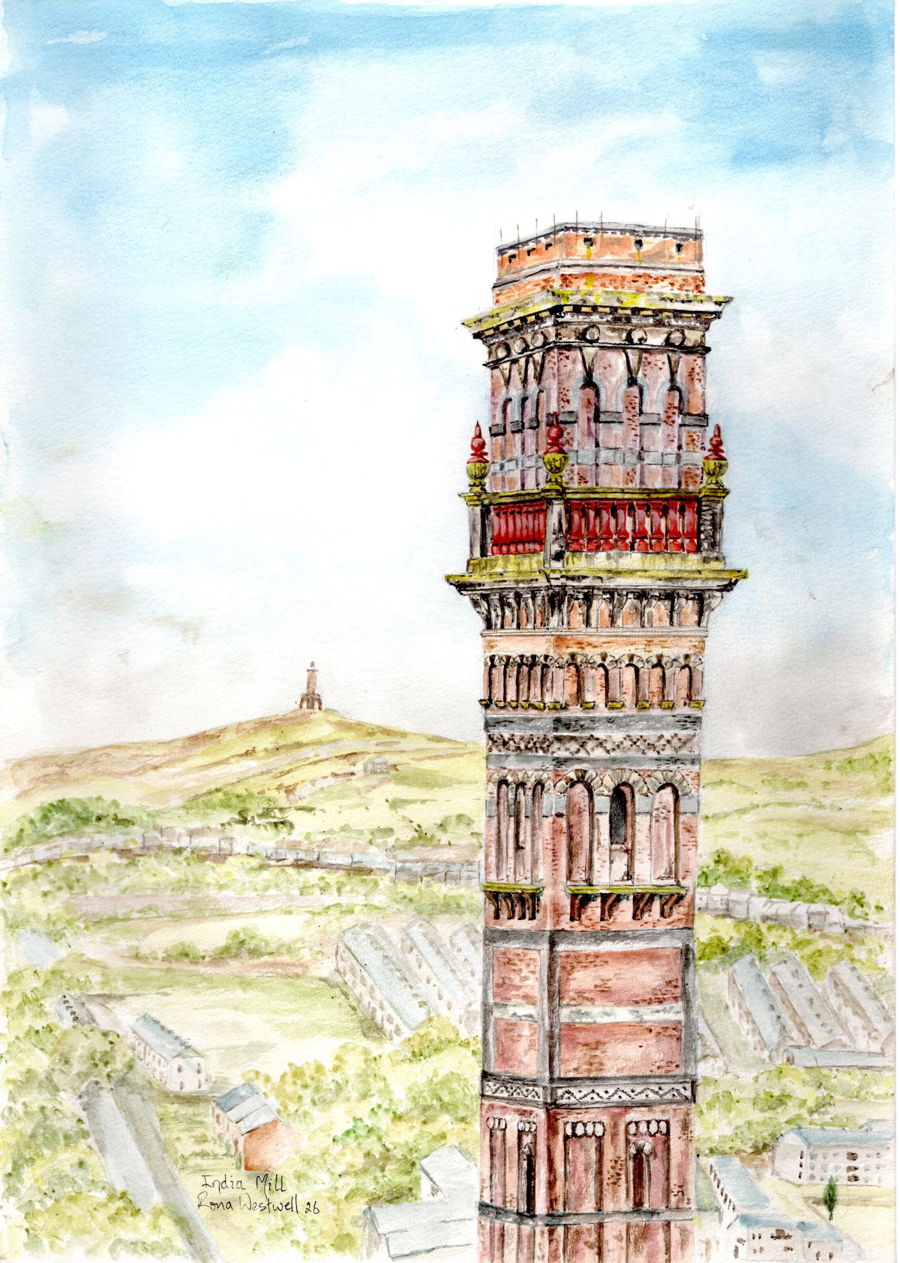 DARWEN INDIA MILL CHIMNEY