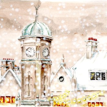 GREAT HARWOOD ROOFS IN THE SNOW