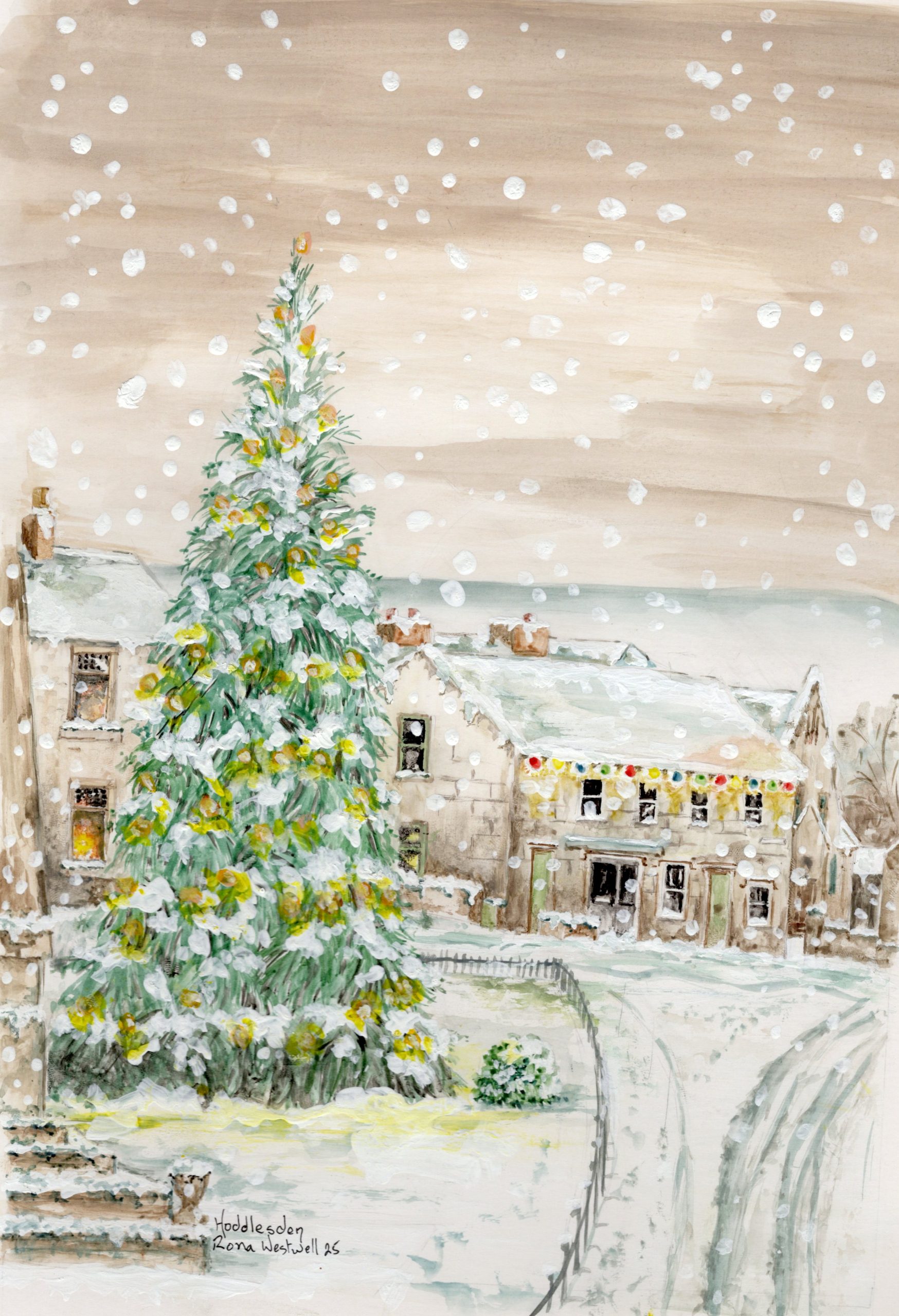 HODDLESDEN CHRISTMAS TREE